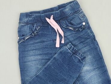 legginsy jeansowe dla dziewczynki: Legginsy dziecięce, KIK, 2-3 lat, 92/98, stan - Dobry