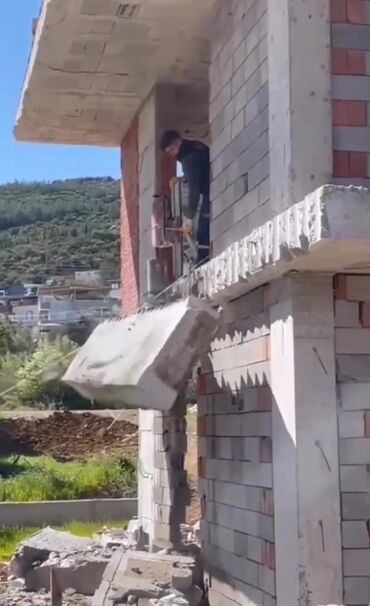 Beton işləri: Beton kəsmə və beton deşmə xidməti Beton kesen beton kesimi mişarla — 17