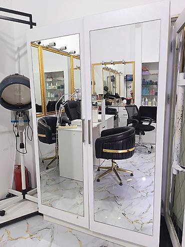 guzgu boydan: Satılır: Güzgülü qarderob şkafı - Model: İki qapılı, tam boy güzgülü — 1