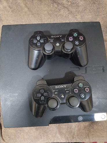ps5 alan yerler: Sony PlayStation 3 (PS3) oyun konsolu və 2 ədəd Sony DualShock 3 — 1