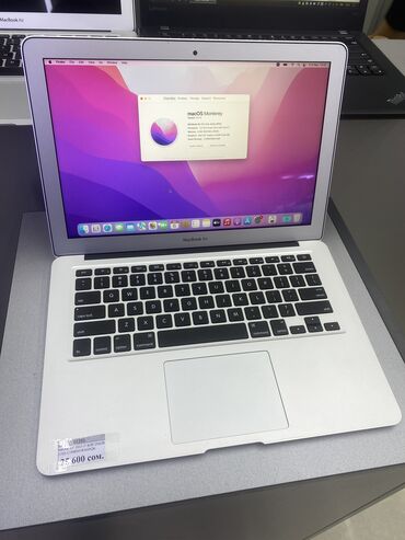 macbook air 13 m1: Ноутбук, Apple, 8 ГБ ОЭТ, Intel Core i7, 13.3 ", Колдонулган, Татаал эмес тапшырмалар үчүн, эс тутум SSD