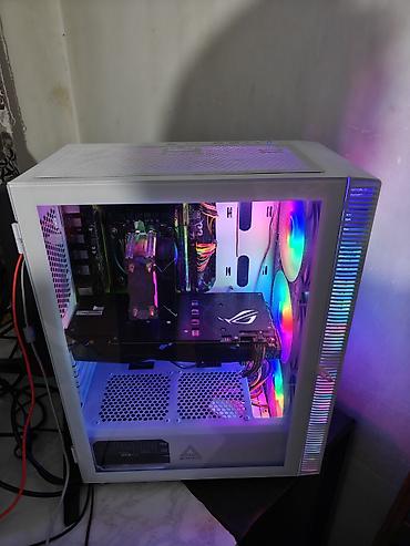 1155 xeon: Игровой ПК в белом корпусе с обзорной стеклянной панелью и адресной — 3