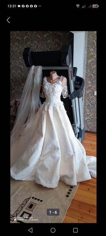 Toy paltarları: Gəlinik tecili satlır 200 azn yox❌100 azn arxası şilefdi maye — 12