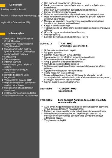 Başqa xidmətlər: Peşəkar CV hər şəxsə özəl olaraq hazırlanmalıdır. Hal-hazırda Trenddə — 2