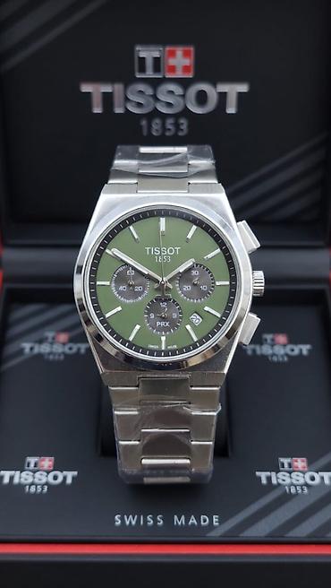 Наручные часы: Tissot PRX Chronograph qol saatı - İsveçrə istehsalı kvars xronoqraf — 5