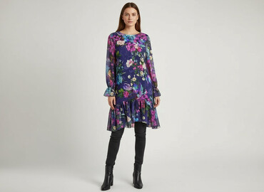 czerwona sukienka na 18: Women`s dress, size L