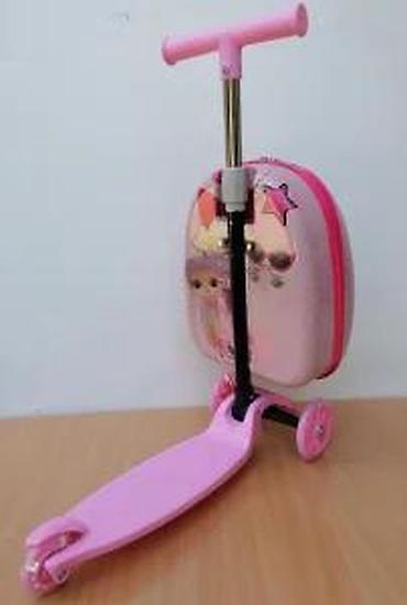 Rančevi, torbe i koferi: Dečiji trotinet sa koferom – 2 u 1 - Trotinet sa tri točka (dva — 18