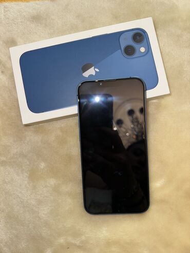 Apple iPhone: IPhone 13, 256 GB, Mavi, Barmaq izi, Face ID, Sənədlərlə