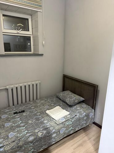 бишкек суточная квартира: 1 комната, Душевая кабина, Постельное белье, Кондиционер