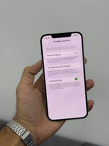 en ucuz iphone x: IPhone 12 Pro Max, 256 GB, White Titanium, Zəmanət, Barmaq izi, Simsiz şarj — 5