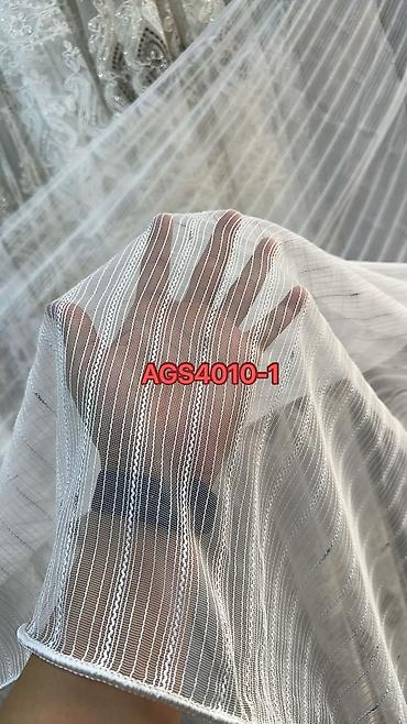 silk filament: AG S4011 seriyası tull pərdəlik parça - Model kodları: AGS4011-1 və — 5
