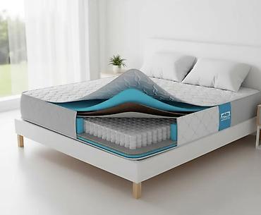 Спальные матрасы: Спальный матрас, Новый, Другой размер, Турция, Беспружинный, Высокоэластичная пена, Другой бренд, Матрасы средней жесткости, Платная доставка, Самовывоз, Бесплатная доставка — 14