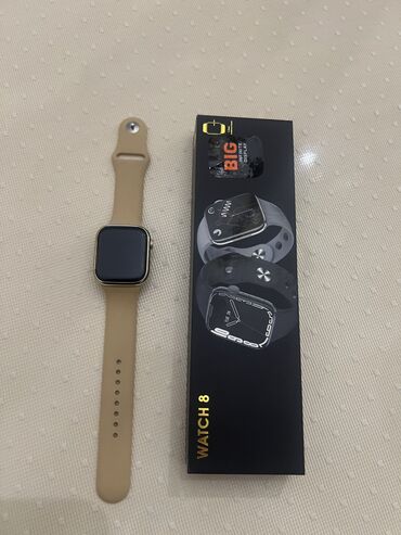 apple watch kəmər: Apple watch gold 8 A klass copy. Yenidir. Ustunde elave kemerde