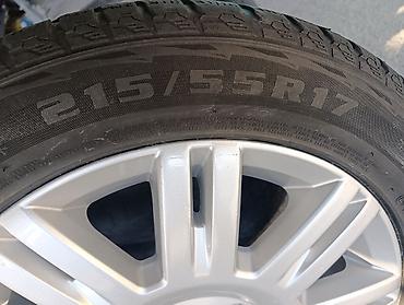 215 55 17r: Комплект из 4 колес в сборе: литые диски + зимние шины. разболтовка — 5