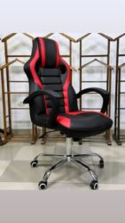 Ofis və oyun kresloları: Yeni, Təkərli, Qolları tənzimlənir, Dəri — 12