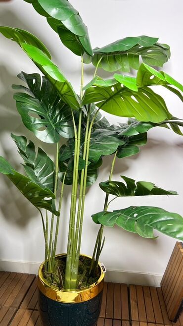 Süni güllər: Dekorativ süni ağaclar dəsti - Model 1: Varlıqlı yarpaqlı dekorativ — 7