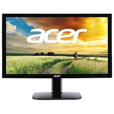 Компьютеры, ноутбуки и планшеты: Монитор, Acer, Б/у, 21" - 22"