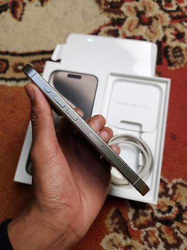 Apple iPhone: IPhone 15 Pro, 128 GB, Natural Titanium, Sənədlərlə — 7