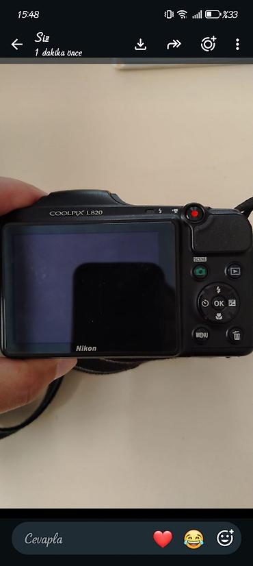 3 kameralı videoregistrator: Nikon COOLPIX L820 fotoaparat - 16 MP BSI CMOS sensor - 30x optik — 2