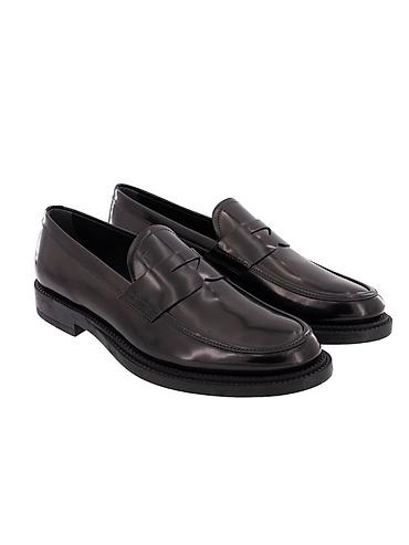 Ayaqqabılar: Tod’s kişi loaferləri – qara, klassik penny-loafer dizaynı — 4