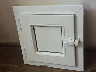 plasdik qapi: Yeni İki qat şüşə paketi Plastik pəncərə, Еni: 40 sm, Uzunluğu: 40 sm