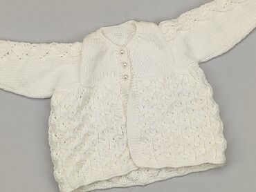 biały sweterek dziewczęcy: Кардиган, Для новонароджених, стан - Дуже гарний