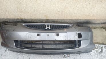 запчасти хонда жаз: Передний Бампер Honda 2005 г., Б/у, цвет - Серебристый, Оригинал