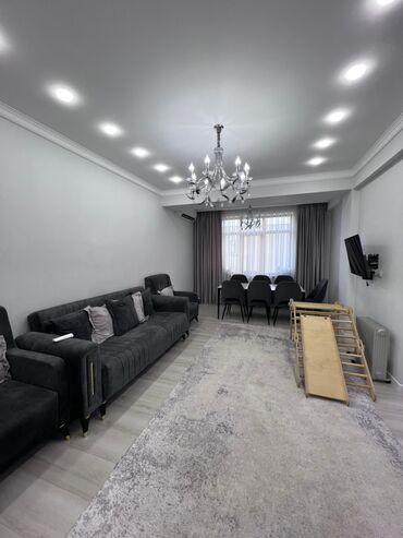квартира берилет калыс ордодон: 3 комнаты, 95 м², Элитка, 3 этаж, Евроремонт