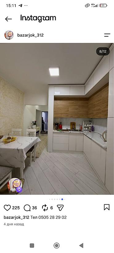 kant flat: 2 комнаты, 72 м², Тунгуч мкр 106 серия улучшенная, 3 этаж — 10