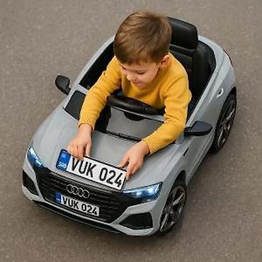 traktor igracka za decu: Dečiji električni automobil – licencirani Audi stil, siva boja - — 4