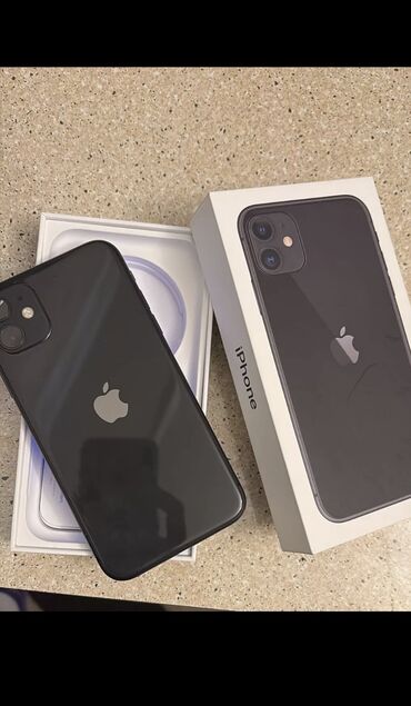 ayfon 12 sekilleri: IPhone 11, 128 GB, Qara, Face ID