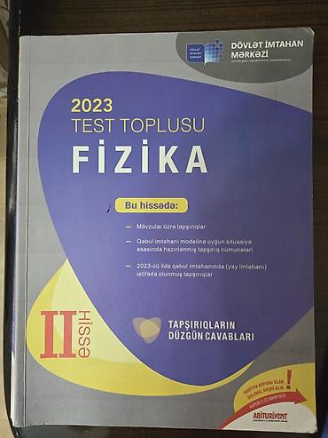 Məhsul: “2023 Test Toplusu – Fizika (II hissə)” Xüsusiyyətlər: -