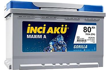 islenmis akumlyator: Inci Akü, 80 ah, Orijinal, Türkiyə, İşlənmiş — 1