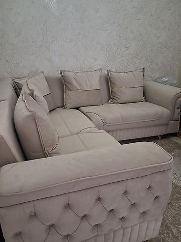 divan künc: Künc divan, Yeni, Açılan, Bazalı, Vеlur parça, Ödənişli çatdırılma — 2