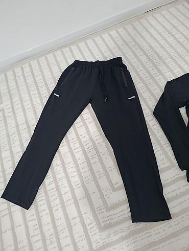 under armor: Мужской спортивный костюм для бега/тренировок (верх + брюки), черный — 3