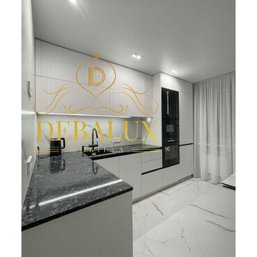 Sifarişlə mətbəx mebeli: Sifarişlə mətbəx dəsti, Özü çəkən petlələr, Sadə laminat, Kredit yoxdur, Rayonlara çatdırılma, Pulsuz çatdırılma — 8