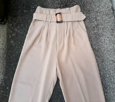 Pantalone: XS (EU 34), Visok struk, Ravne nogavice — 1