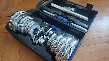 pinoles ručice: York Fitness Chrome Dumbbell Set – 20 kg Komplet hromiranih tegova sa — 3