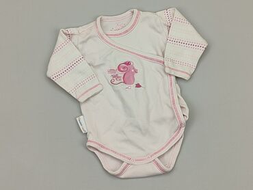 różowe body niemowlęce: Боді, 0-3 міс., 
стан - Хороший