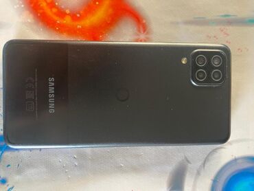 gps navigator satisi: Samsung Galaxy A12, 64 GB, rəng - Qara, Barmaq izi