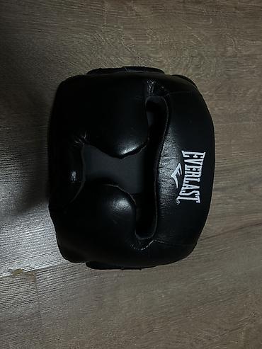 Боксерский шлем Everlast, размер M, черный. - Полноразмерная защита