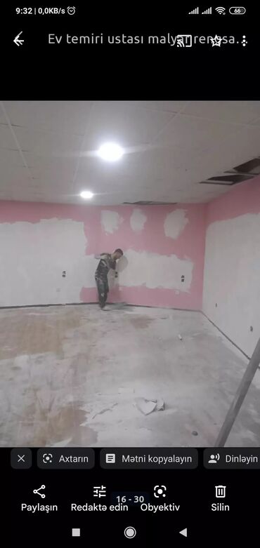 Malyar işləri: Aboy ustası cəld ve səliqəli şəkildə iş görülür 2 neferik işi tez və -da lalafo.az — 4 Malyar işləri: Aboy ustası cəld ve səliqəli şəkildə iş görülür 2 neferik işi tez və — 4