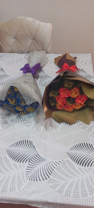 Süni güllər: Məhsul: Dekorativ gül buketləri — 6