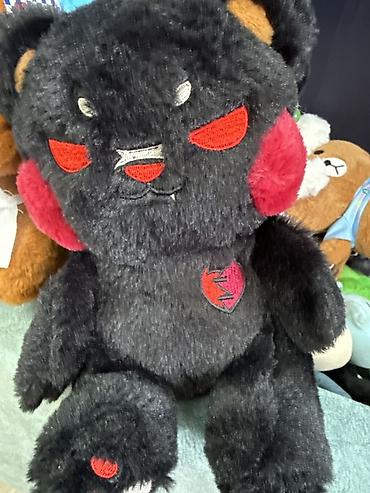 Игрушки: Мягкие игрушки — набор Описание: - Плюшевый котик-бродячка с багетом — 26