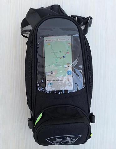Oprema za bicikliste: Motorciklistička torba za rezervoar sa providnim džepom za telefon - — 4