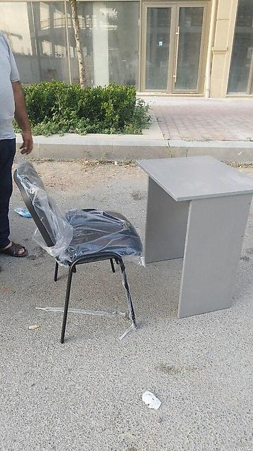 Yazı masası Yazi masasi Oturacaq qiymete daxildir Say cox olarsa