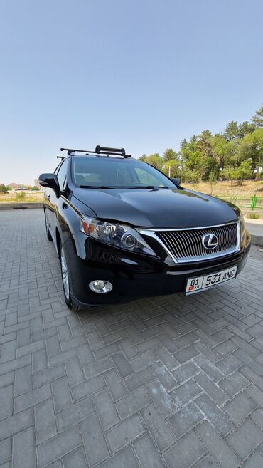 срочно продать машину: Lexus RX: 2010 г., 4.5 л, Вариатор, Гибрид, Кроссовер