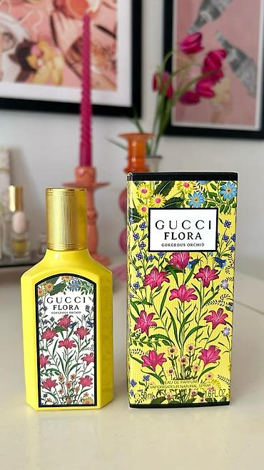 herba flora: ❤️Gucci Flora Parfum 100ml premium klass original qablasmada baqli — 1
