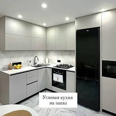 кварцы: Кухонный гарнитур, Новый, цвет - Серый, МДФ, Бесплатная доставка — 3