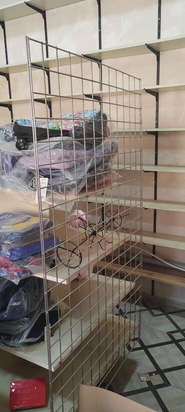 Hazır biznes: Mağaza avadanlıqları dəsti - Şaquli metal tor panellər: 2 ədəd — 3
